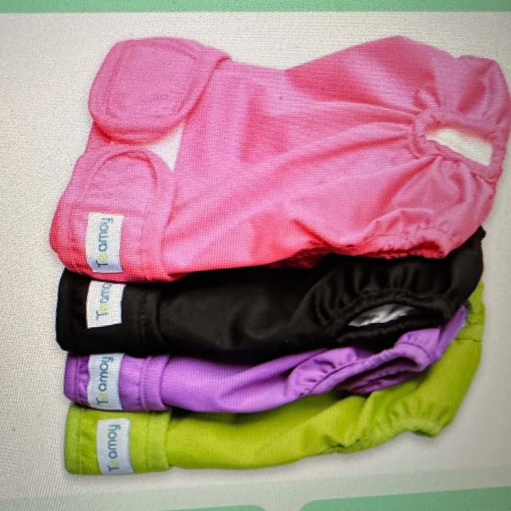 Vibrant Dog Diaper Covers - Pink, Purple,